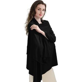 VENVSBEE Shawl Wraps for Women Airplane Travel Essentials Pashmina Scarf Blanket Soft Lightweight Travel Accessory in Kuwait