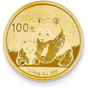Solid 24K Gold 50 YUAN Panda Coin