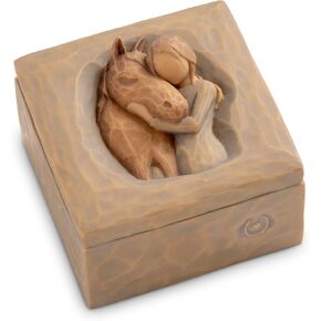 Willow Tree Grandmother, sculpted hand-painted keepsake box