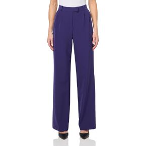 BCBGMAXAZRIA Women's Pleated Straight Leg Pant