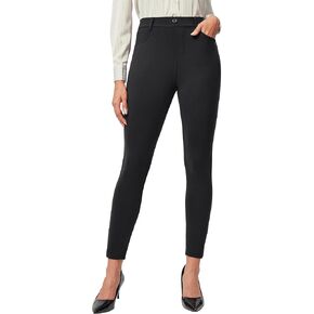 IUGA Stretchy Work Pants for Women Pull on Dress Pants for Women High Waitsted Business Casual Pants with 2 Pockets