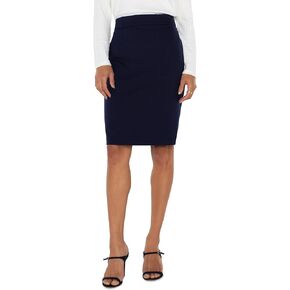 Liverpool Women's Pencil Skirt with Back Vent Mid Rise Super Stretch Ponte