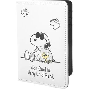 Peanuts Snoopy Passport Cover Official License, Snoopy and Woodstock Passport Holder for Travel, Snoopy Gifts