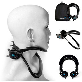 Plainsleep Travel Collar - Neck Pillow for Travel, Support for Resting, Perfect Support for Head, Neck and Chin in an Upright Sleeping Position on Flights, Lightweight, Easy-to-Carry