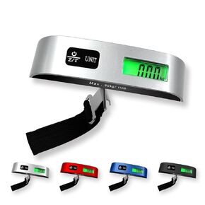 Luggage Scale, 110lb Luggage Weight Scale with 4 Unit Switching Functions&LED Display, Luggage Scale Travel Digital for Weighing Luggage, Backpacks, Packages and Markets