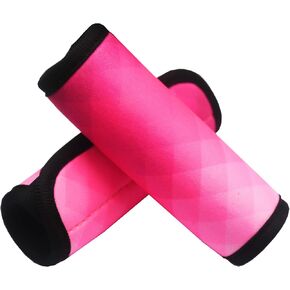 Luggage Handle Wrap 2 Pack Luggage Handle Wraps for Suitcase Bright Neoprene Luggage Handle Covers/Extender/Identifiers-Travel Accessories Must Haves (Geometry-2 Pack)