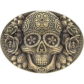 Western Belt Buckle Men Vintage Cowboy Rodeo Longhorn bull Belt Buckles for Women