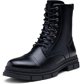 Jousen Men's Boots Fashion High Top Motorcycle Boots Waterproof Boots for Men