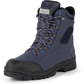 Waterproof Snow Boots for Men - Men's Winter Boots, Warm Fur Lined Men's Snow Boots Slip Resistance Lightweight for Outdoor Hiking Work