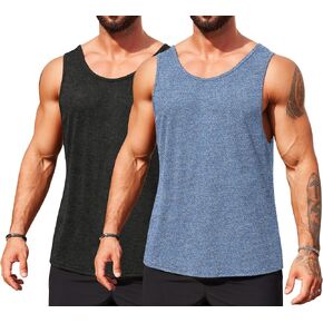COOFANDY Men's Casual Tank Tops Sleeveless Beach Muscle T Shirts Summer Fashion Tank Shirt