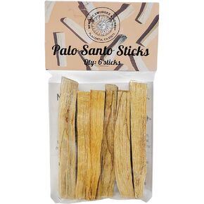 Sacred Palo Santo Wood Incense Sticks - New Age Smudges & Herbs | Harness 'Holy Wood' for Cleansing, Meditation & Energy | Ethically Sourced, Aromatic | 6 Premium Sticks for Spiritual Enrichment