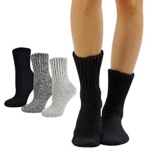 Marchare Women Wool Socks Boot Socks Winter Thick Warm Socks Cozy Crew Socks For Women