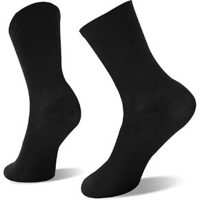 BAMBOO COOL Women's Dress Socks Bamboo Viscose Thin Breathable Crew Socks for Women, Casual Lightweight Comfort 8 Pack