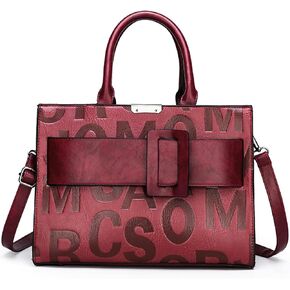 KingTo Women's Crocodile Pattern Tote Bags Stylish Handbags Satchels Purses and Wallets 3 Pcs Set For Women
