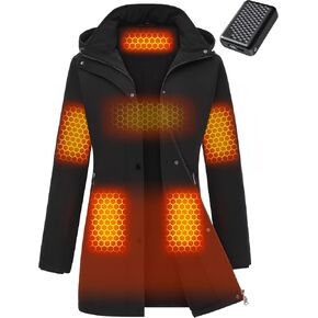 Graphene Women Heated Jacket 12V Fast Charge 18400mAh Large Capacity