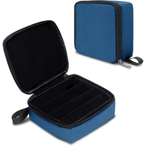 Bukere Travel Sunglasses Organizer Case, Adjustable Slot For Multiple Pairs, Portable Eyeglasses Storage Box for Men Women