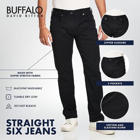 بنطال جينز بافلو ديفيد بيتون الرجالي ذو الستة المستقيمة in Kuwait