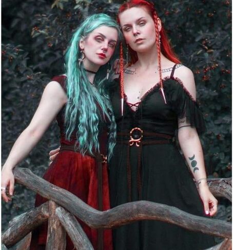 L'VOW Long Rope Ring Knotted Belt for Women Norse Witch Waist Chain Troll Cross Body Waistband Shaman Pagan Viking Accessory in Kuwait