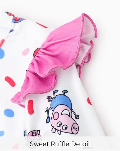طقم تنورة للفتيات من Peppa Pig بأكمام طويلة وقميص وتنورة خريفية، مجموعات ملابس لطيفة لحفلات أعياد الميلاد للفتيات الصغيرات in Saudi Arabia