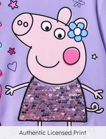 طقم تنورة للفتيات من Peppa Pig بأكمام طويلة وقميص وتنورة خريفية، مجموعات ملابس لطيفة لحفلات أعياد الميلاد للفتيات الصغيرات in Saudi Arabia