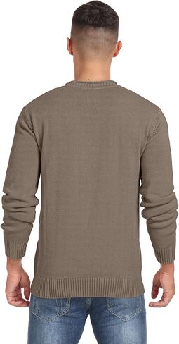 Sailwind Men's Cotton Crewneck Pullover Sweater Lightweight Casual Knitted Sweaters in Kuwait