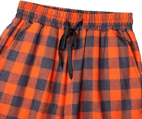 Alimens & Gentle Mens Heavyweight Flannel Plaid Pajama Pants 100% Cotton Sleep Lounge Pant in Saudi Arabia