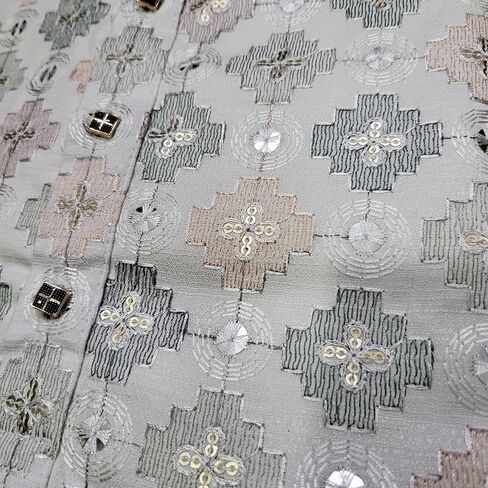 ملابس كورتا الهندية المطرزة القطنية للرجال من KNETLI in Kuwait