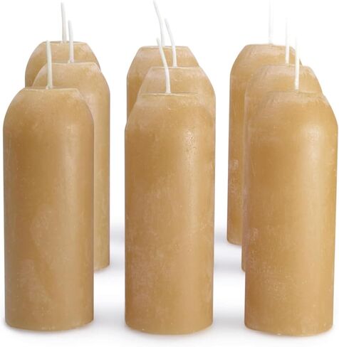 UCO 12-Hour Natural Beeswax Long-Burning Candles for UCO Candle Lanterns and Emergency Preparedness, Made in USA in Kuwait