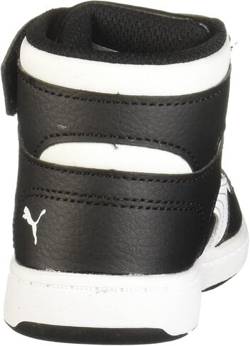 PUMA Rebound Layup جلد صناعي (للأطفال الكبار) Puma White/Malachite/Cool Mid Gray 6 Big Kid M in Saudi Arabia