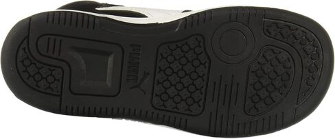 PUMA Rebound Layup جلد صناعي (للأطفال الكبار) Puma White/Malachite/Cool Mid Gray 6 Big Kid M in Saudi Arabia