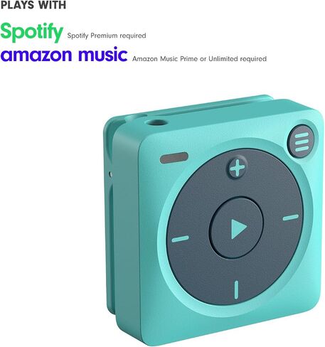 Mighty 3 Spotify Music Player - متوافق مع سماعات البلوتوث والسلكية - تخزين أكثر من 1000 أغنية - مشغل موسيقى بدون شاشة - لا حاجة إلى هاتف - (أسود) in Saudi Arabia