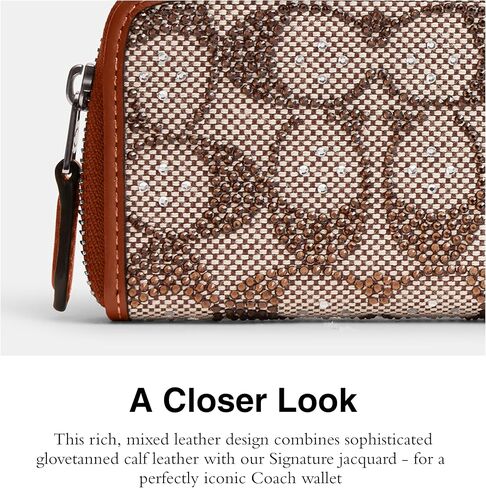 COACH Women's Small Zip Around Card Case in Saudi Arabia