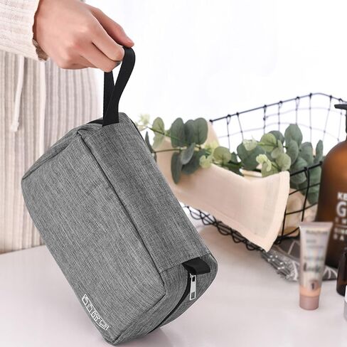 Travel Toiletry Bag for Men & Women，Water-Resistant Hanging Organizer with 6 Compartments, Small Organizer for Accessories, Shampoo, Full-size containers, Toiletries in Saudi Arabia