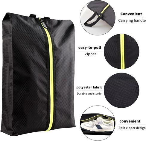 Shoe Bags for Travel - Set of 3 PackLarge Capacity Travel Shoe Bags - Waterproof, Dust-Proof TPU Fabric Shoe Bags for Men & Women - Multi-Functional & Durabl (TPU) in Saudi Arabia