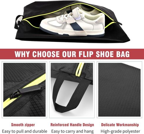 Shoe Bags for Travel - Set of 3 PackLarge Capacity Travel Shoe Bags - Waterproof, Dust-Proof TPU Fabric Shoe Bags for Men & Women - Multi-Functional & Durabl (TPU) in Saudi Arabia