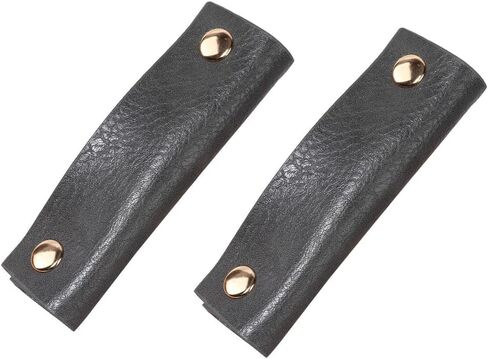 Handbag Handle Covers Sdjdhej 2 Pcs Pu Leather Luggage Handle Wraps Wallet Handle Protectors Travel Accessories (Brown) in Saudi Arabia