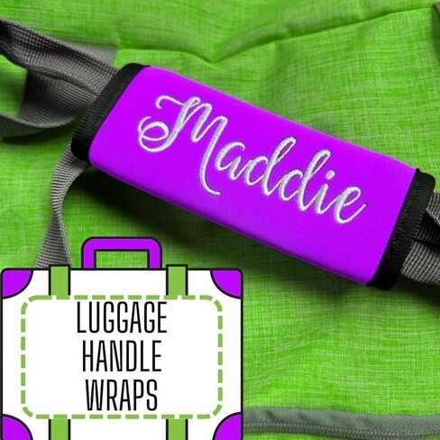 Luggage Handle Wrap 6 Pack-Neoprene Luggage Handle Wraps For Suitcase/Beach Bag/Backpacks Bright Suitcase Identifiers Travel Accessories For Airplane (6 Colors) in Kuwait