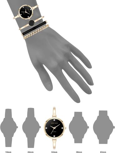 Anne Klein Women's Bangle Watch and Bracelet Set in Saudi Arabia