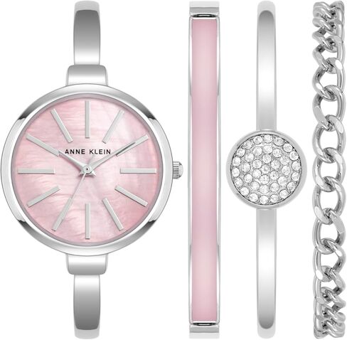 Anne Klein Women's Bangle Watch and Bracelet Set in Saudi Arabia