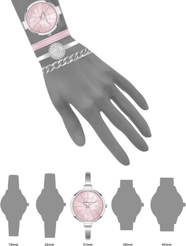 Anne Klein Women's Bangle Watch and Bracelet Set in Saudi Arabia