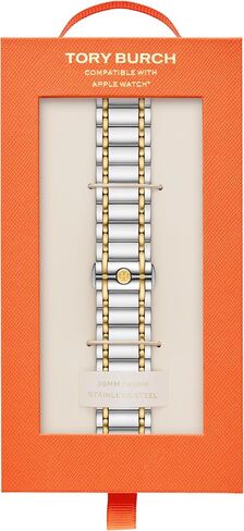 Tory Burch Women's Miller Designer Interchangeable Band for Apple Watch® Compatible with Series 1-9 or SE Apple Watch® in Kuwait