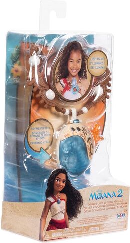 Disney Moana 2 Moana's Necklace Magical Sea Shell Star Light-Up Necklace for Girls Role Play and Dress Up, Officially Licensed, Great Birthday & Holiday Gift in Saudi Arabia