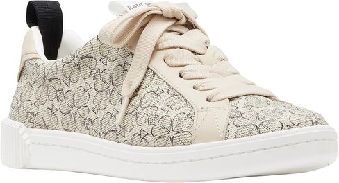 kate spade new york Women's Spade Flower Lace Up Sneaker in Saudi Arabia