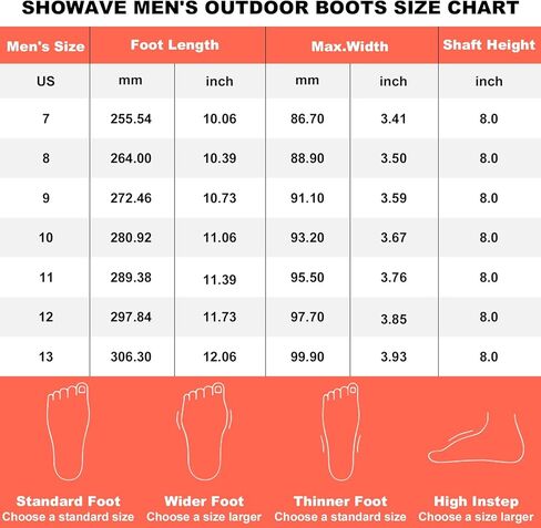 Showave Men's Rubber Hunting Boots, Waterproof Rain Boots Insulated Neoprene Mud Boots, Durable Arctic Outdoor Working Boots, Adjustable Farm Boots with Steel Shank in Saudi Arabia