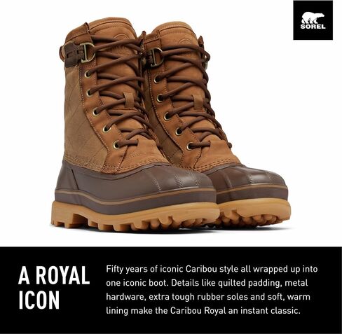 SOREL Men's Caribou Royal Waterproof Boot in Saudi Arabia
