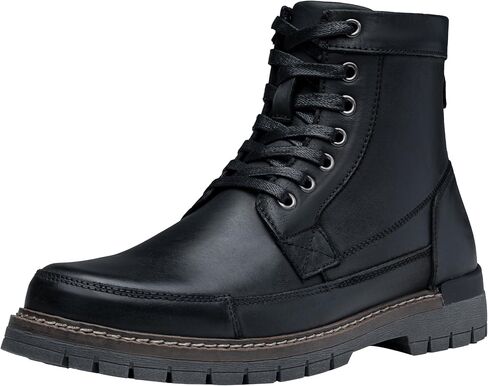 Jousen Mens Boots Motorcycle Boots High Top Fashion Mens Casual Boots Zipper Combat Boot in Saudi Arabia