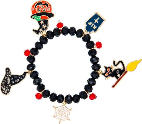 Halloween Bracelet, Adjustable Halloween Jewelry for Women Man with Charms Ghost Spider in Saudi Arabia