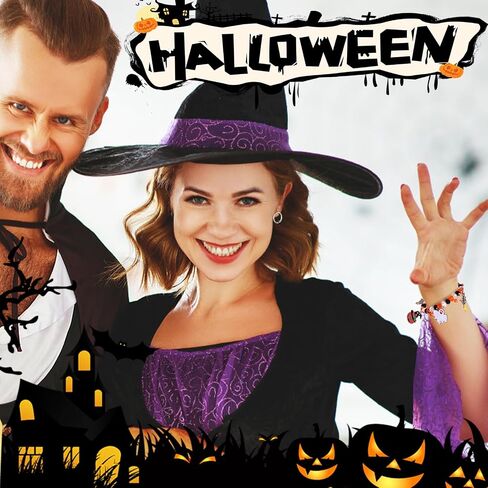 Halloween Bracelet, Adjustable Halloween Jewelry for Women Man with Charms Ghost Spider in Saudi Arabia
