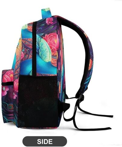 Peacocks Kids Backpack School Backpack Travel Book Bags Back Packs Teenagers 3D Printed Backpack for Boys And Girls in Saudi Arabia