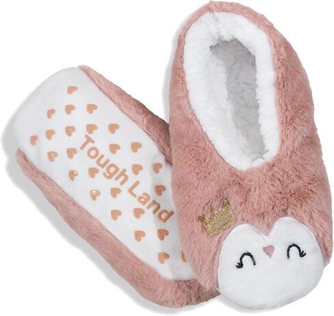 Tough Land Cute Animal Slipper Socks with Grips for Women Indoor Non-Slip Warm Fuzzy Cozy House Sock in Kuwait